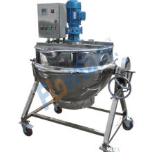 stainless steel steam heating tilting jacketed kettle